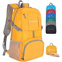 ZOMAKE Mochila Plegable Ligera 35L- Mochilas Compacta con Resistencia al Agua para Hombre Mujer Viajar Senderismo